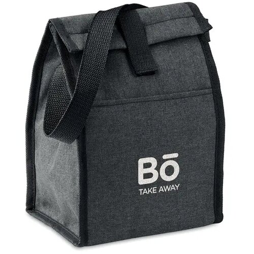 600d rpet koel lunchtas Bobe zwart