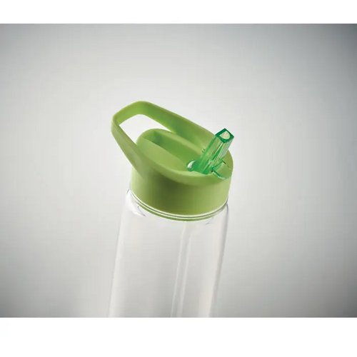 RPET waterfles met fliptop (650 ml) Limoengroen