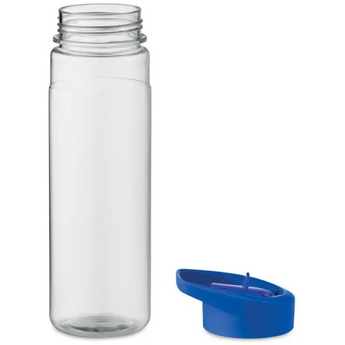 RPET waterfles met fliptop (650 ml) Kobaltblauw