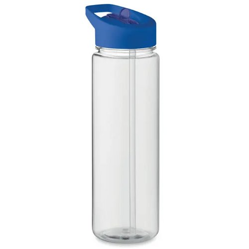 RPET waterfles met fliptop (650 ml) Kobaltblauw