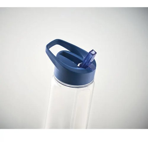 RPET waterfles met fliptop (650 ml) Kobaltblauw