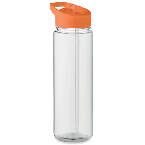 RPET waterfles met fliptop (650 ml) Oranje