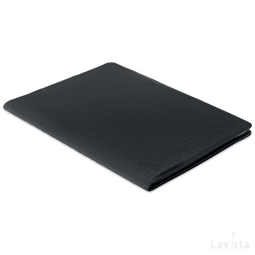 A4 portfolio 300d rpet Casove zwart