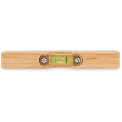 Waterpas met flesopener Spiren hout