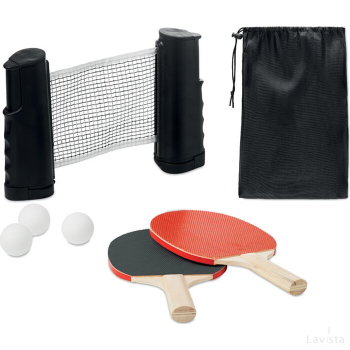 Tafeltennis set Ping pong zwart