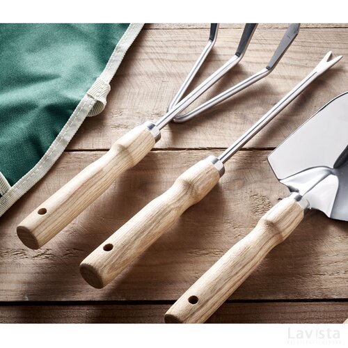 Tuingereedschap in schort Greenhands groen