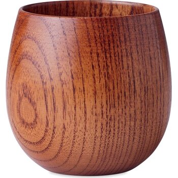 Eikenhouten beker 250 ml Ovalis hout