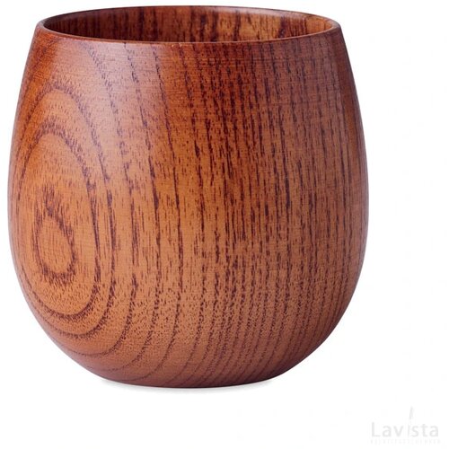 Eikenhouten beker 250 ml Ovalis hout