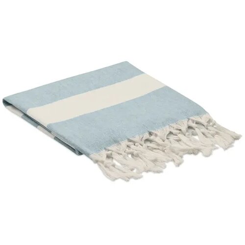 Gerecyclede hamam handdoek Blauw