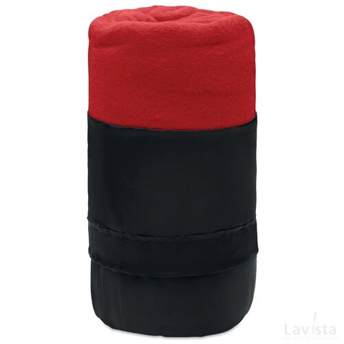 Rpet fleece reisdeken Musala rpet rood