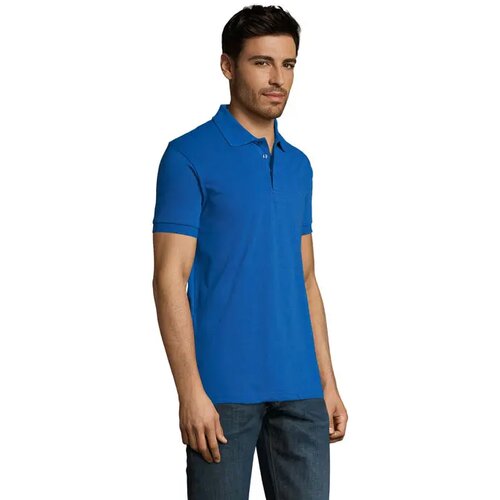 Prime heren polo 200g Prime men koningsblauw