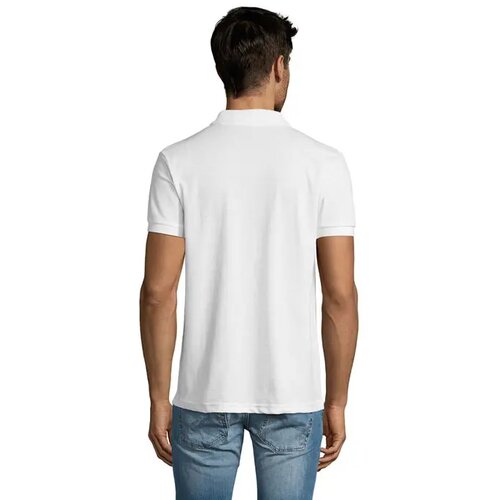 Prime heren polo 200g Prime men wit