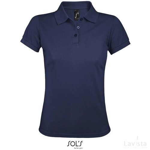 Prime dames polo200g Prime women franse marine