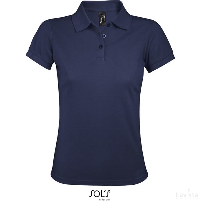 Prime dames polo200g Prime women franse marine