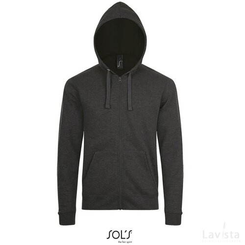 Stone unisex hoodie 260g Stone charcoal melange