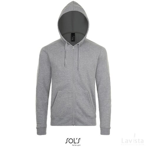 Stone unisex hoodie 260g Stone grey melange
