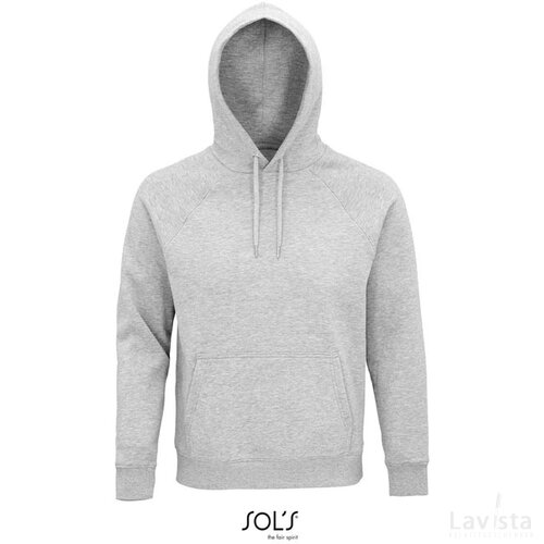 Stellar hood sweater 280g Stellar grey melange