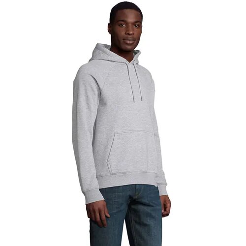 Stellar hood sweater 280g Stellar grey melange