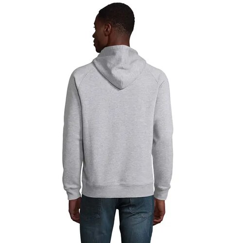Stellar hood sweater 280g Stellar grey melange
