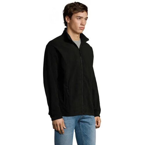 North heren fleece 300g North zwart