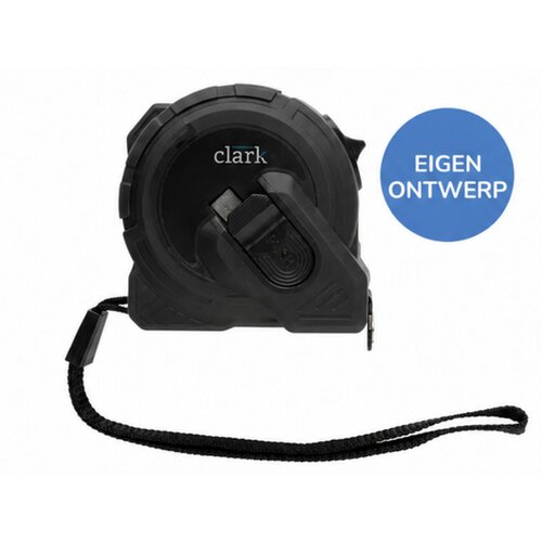 Gear X 5M meetlint met snel/langzaam retract zwart