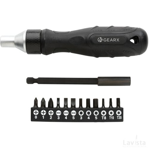 Gear X schroevendraaierset zwart
