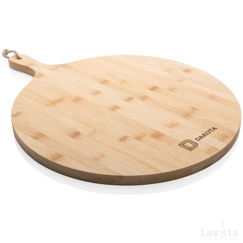 Ukiyo bamboe serveerplank rond bruin