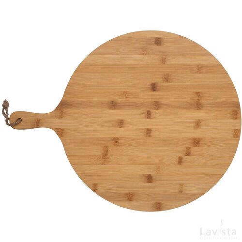 Ukiyo bamboe serveerplank rond bruin
