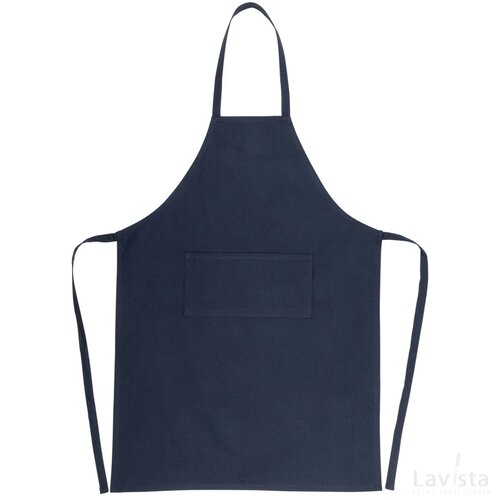 Impact AWARE™ gerecycled katoenen schort 180gr donkerblauw