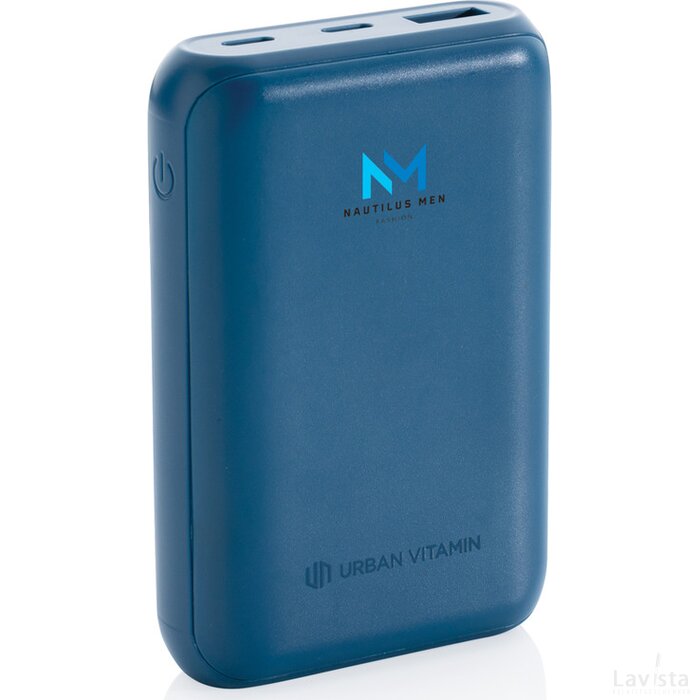 Urban Vitamin Alameda 10.000 mAh 18W PD powerbank blauw