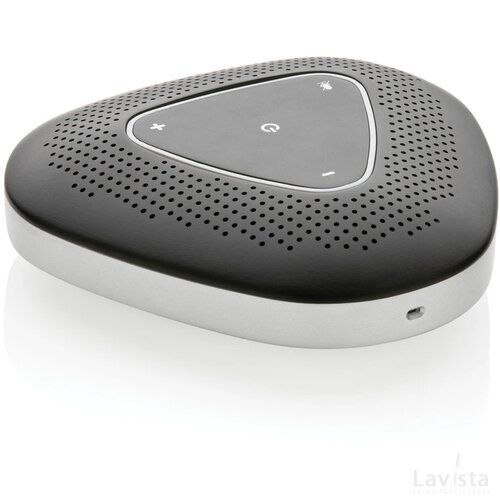 Conference call speaker zwart