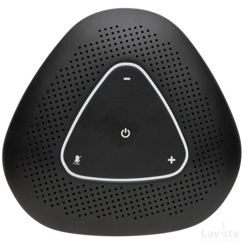 Conference call speaker zwart