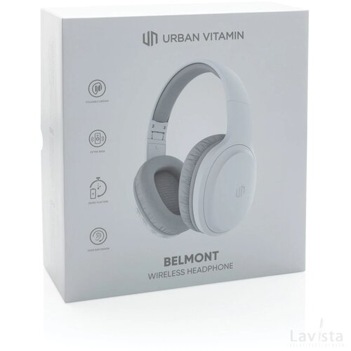 Urban Vitamin Belmont draadloze hoofdtelefoon wit