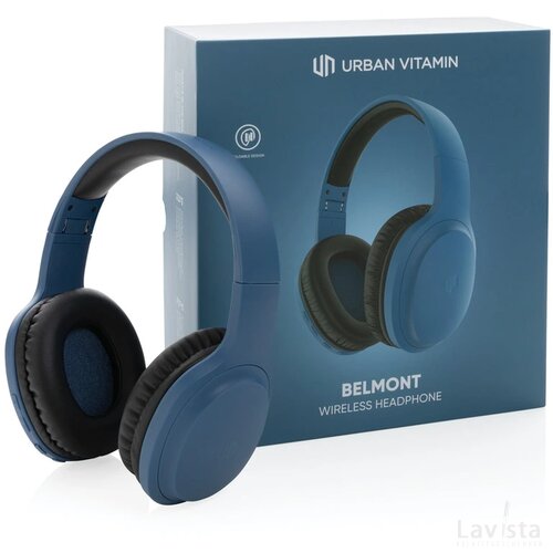 Urban Vitamin Belmont draadloze hoofdtelefoon blauw
