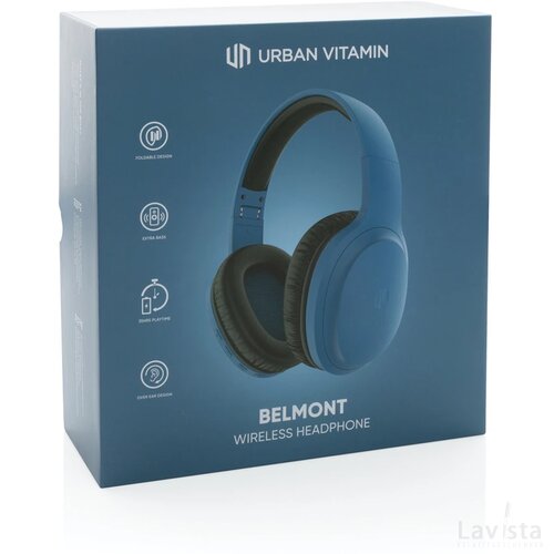 Urban Vitamin Belmont draadloze hoofdtelefoon blauw