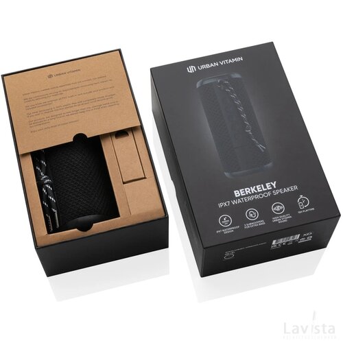 Urban Vitamin Berkeley IPX7 draadloze 10W luidspreker zwart