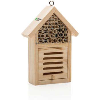 Klein insectenhotel bruin