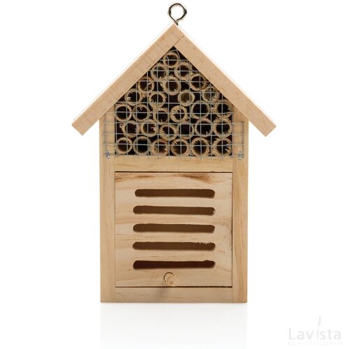 Klein insectenhotel bruin