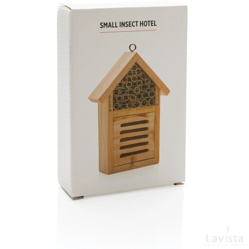 Klein insectenhotel bruin