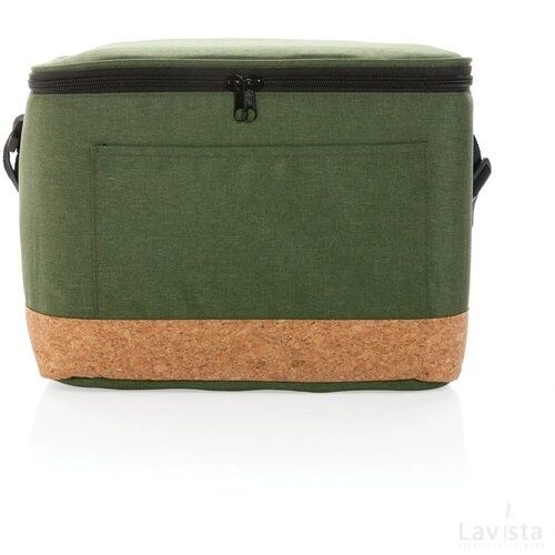 Impact AWARE™ XL RPET two tone koeltas met kurken detail groen