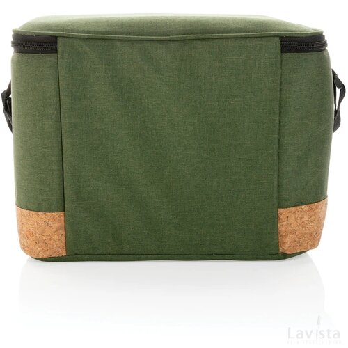 Impact AWARE™ XL RPET two tone koeltas met kurken detail groen