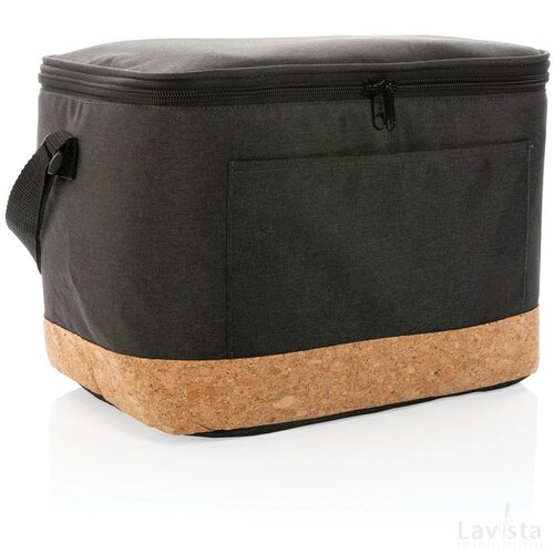 Impact AWARE™ XL RPET two tone koeltas met kurken detail zwart