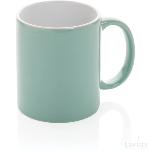 Keramische classic mok 350 ml groen