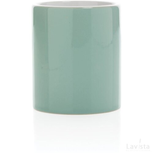 Keramische classic mok 350 ml groen