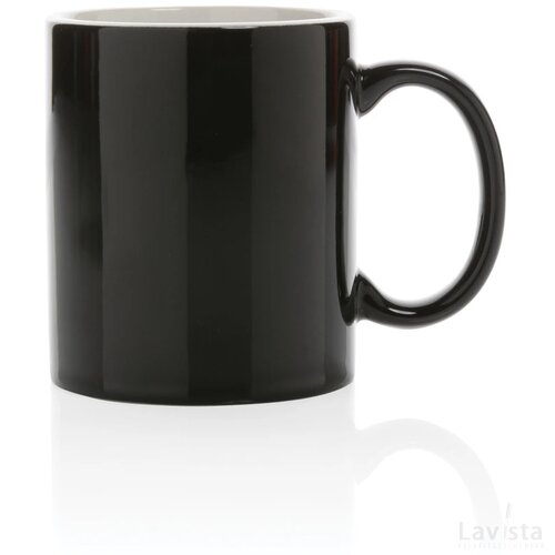 Keramische classic mok 350 ml zwart