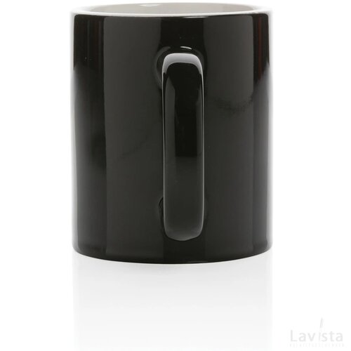 Keramische classic mok 350 ml zwart