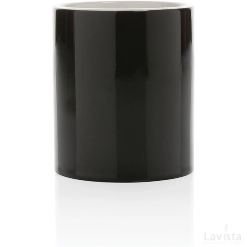 Keramische classic mok 350 ml zwart