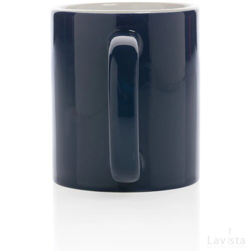 Keramische classic mok 350 ml donkerblauw