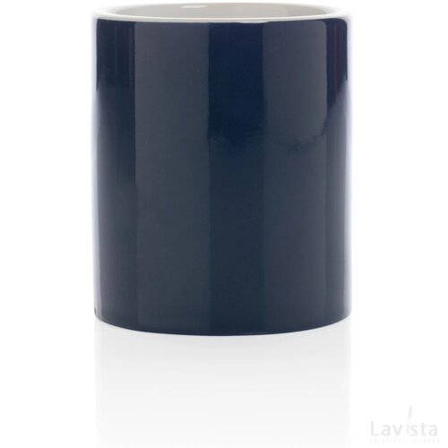 Keramische classic mok 350 ml donkerblauw