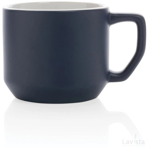 Keramische moderne mok 350 ml donkerblauw